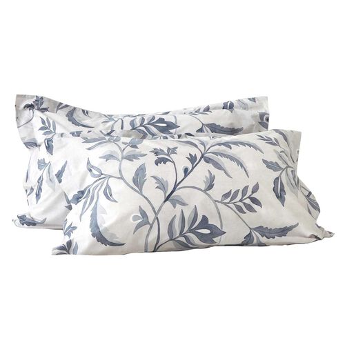 Wallace Cotton Antoinette Oxford Pillowcase Set